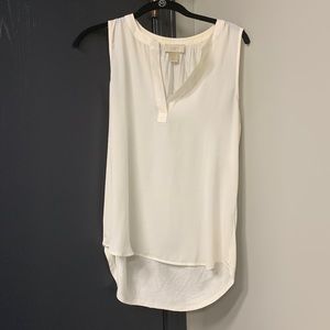 The Loft Off-White Tank, Size XS